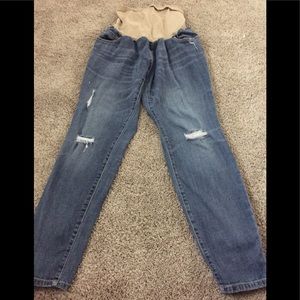 Women’s distressed Maternity Jeans